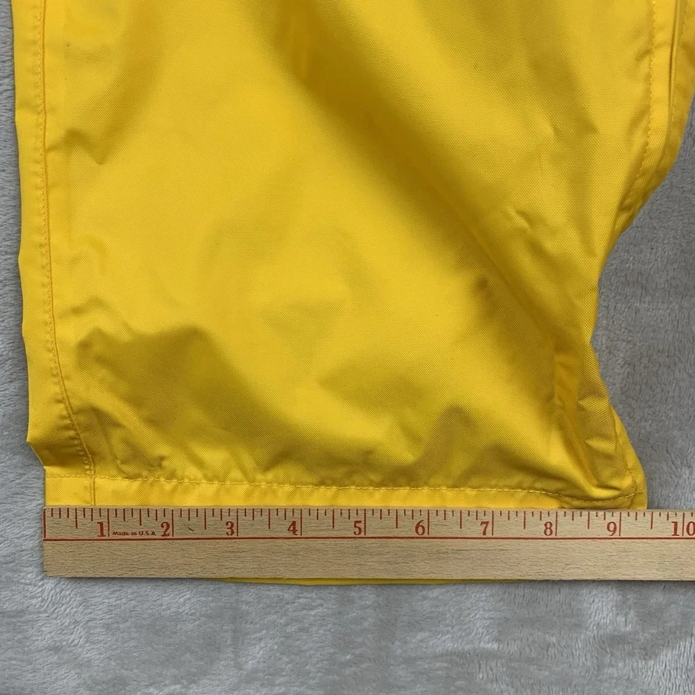 Mountain Equipment Co-Op Snow Pants Mens Medium Yellow Zipper Legs Elastic Waist